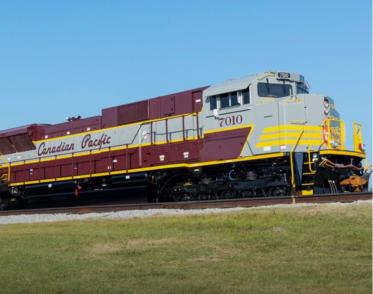 Kelly Coated locomotive engine